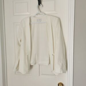Jessica Simpson white blazer woman's size M